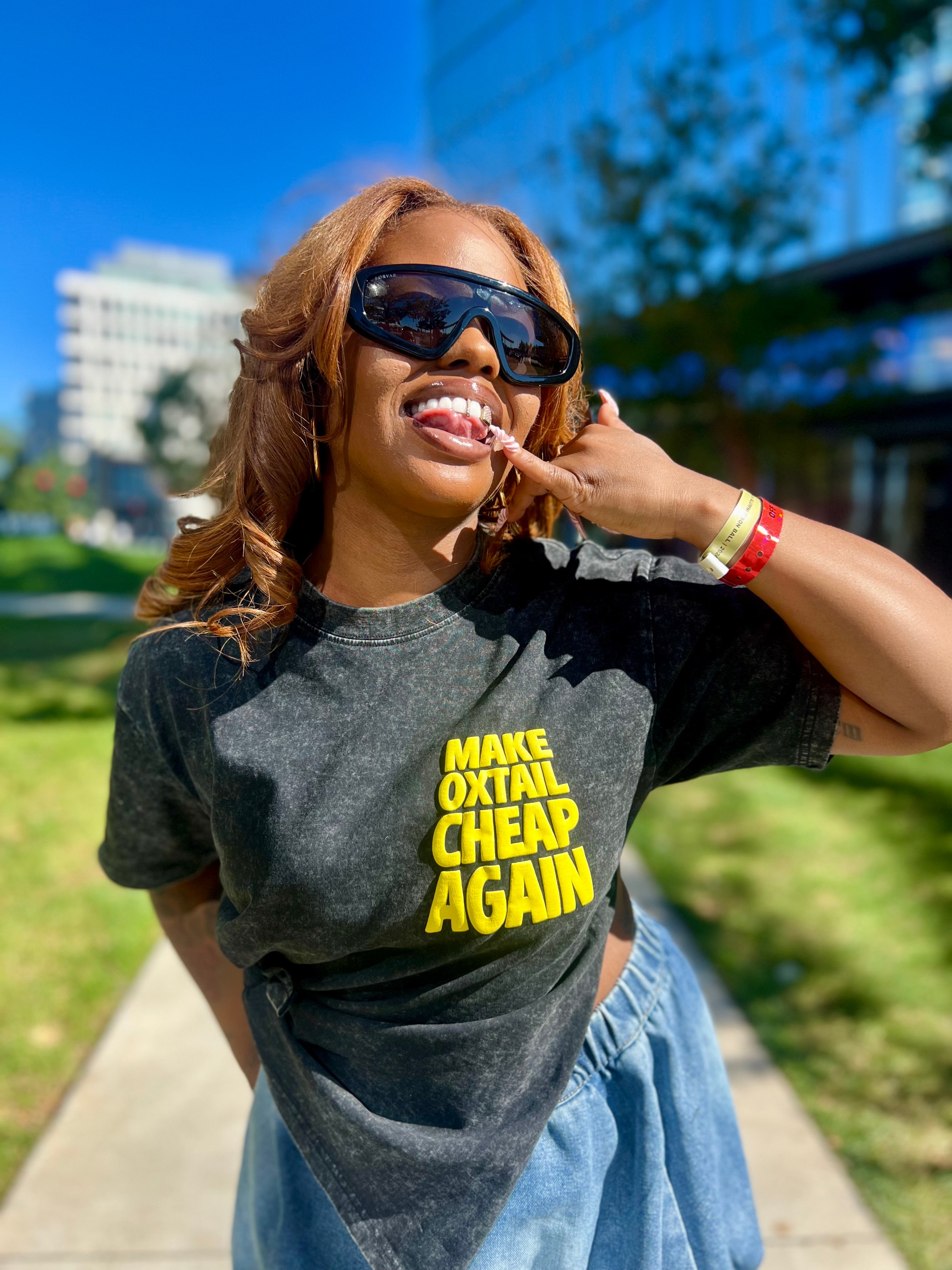 MAKE OXTAIL CHEAP AGAIN TSHIRT - BLACK