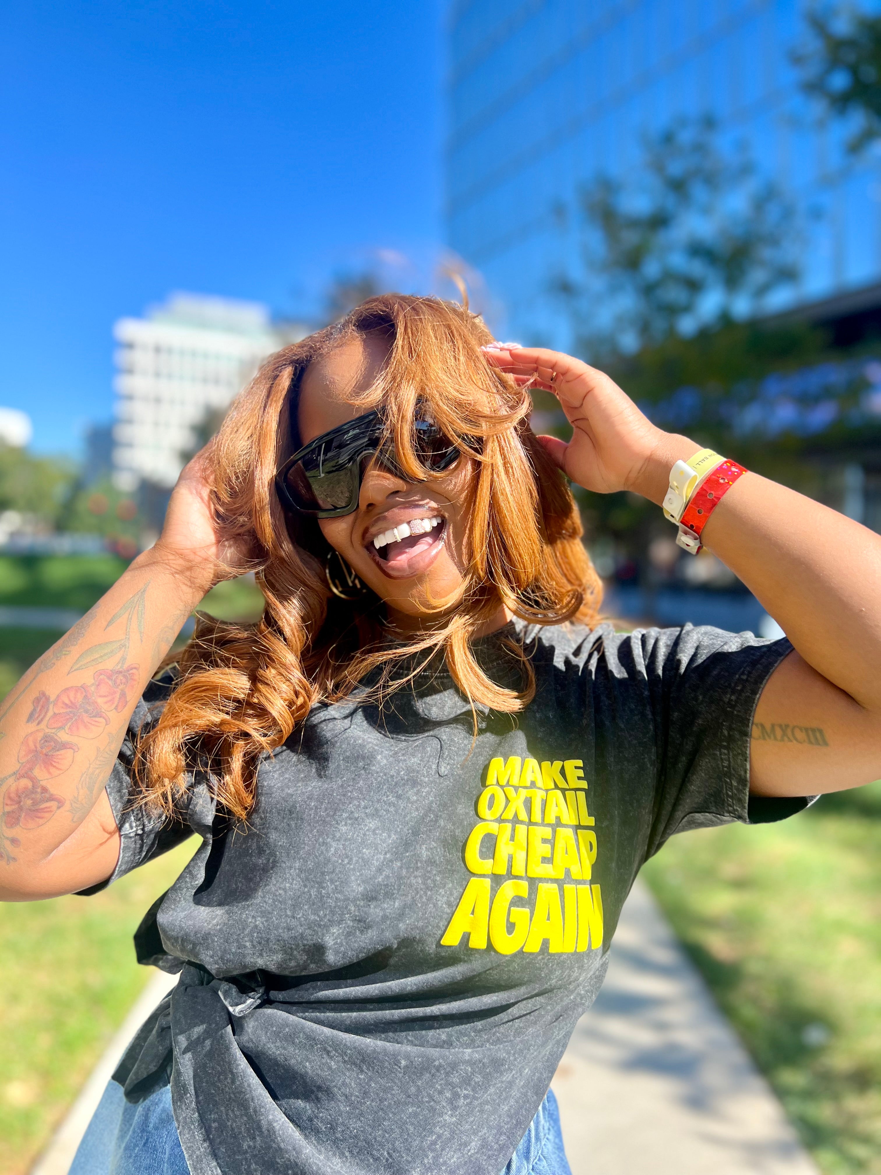 MAKE OXTAIL CHEAP AGAIN TSHIRT - BLACK