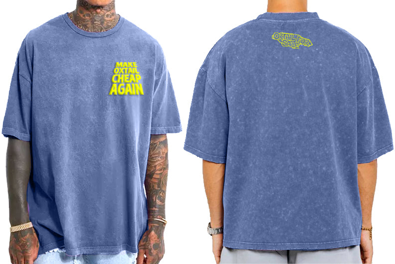 MAKE OXTAIL CHEAP AGAIN TSHIRT - BLUE